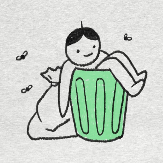 Stick Figure In A Dump by Mrkedi